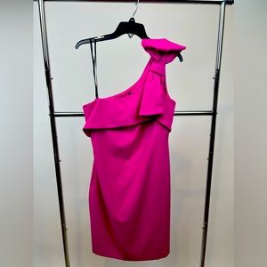 Vince Camuto One Shoulder Pink Dress